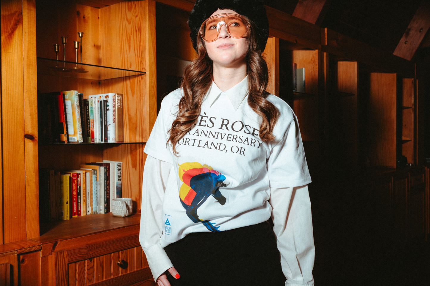 Multi-color Ski Tee