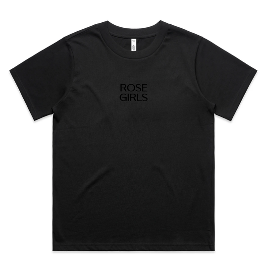 Embroidered Tee (Black)