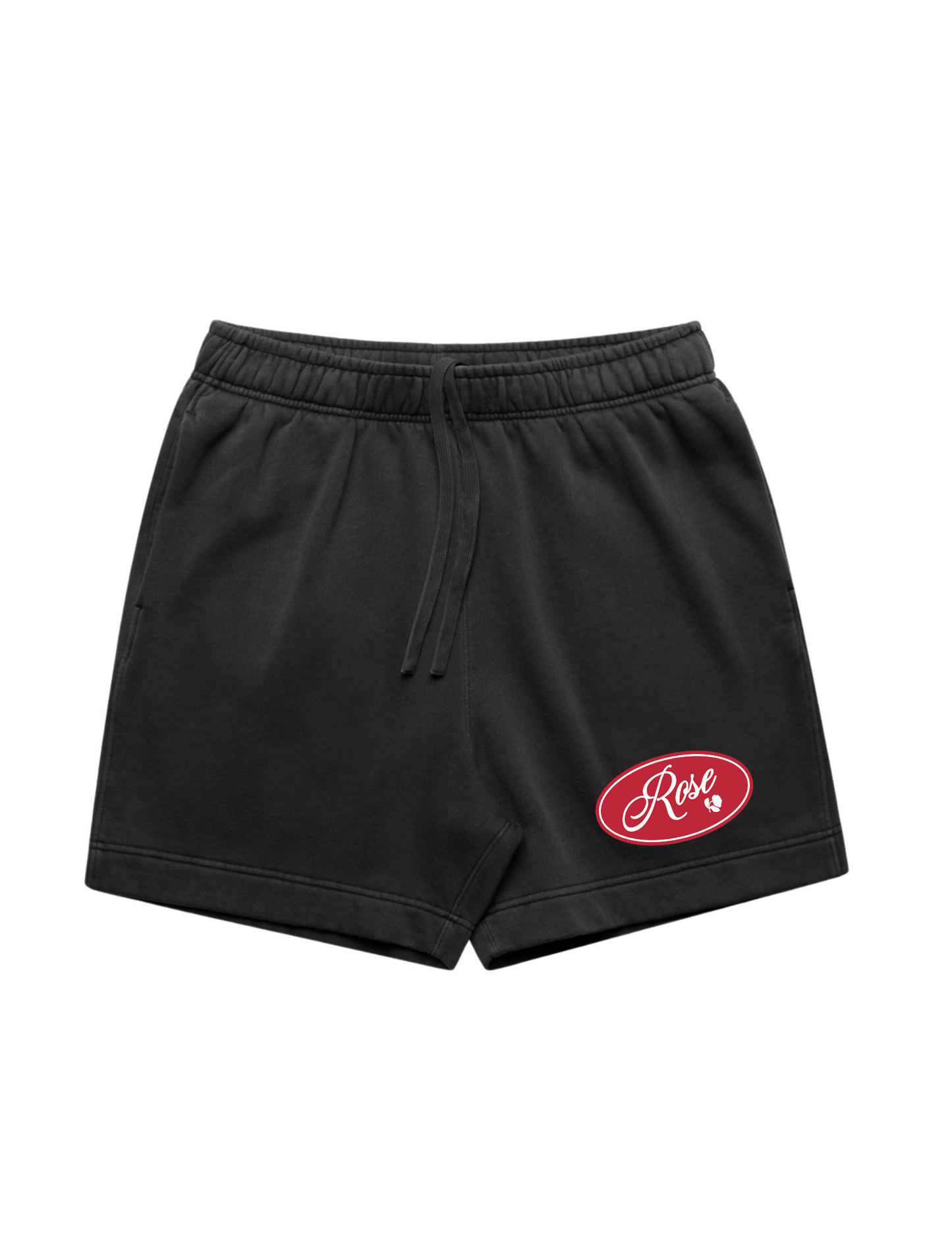 Men's Cursive Letter Shorts (Black)