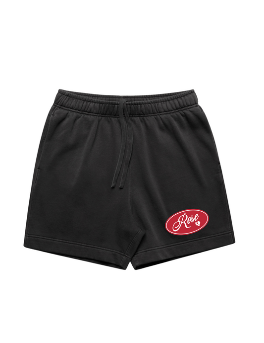 Men's Cursive Letter Shorts (Black)