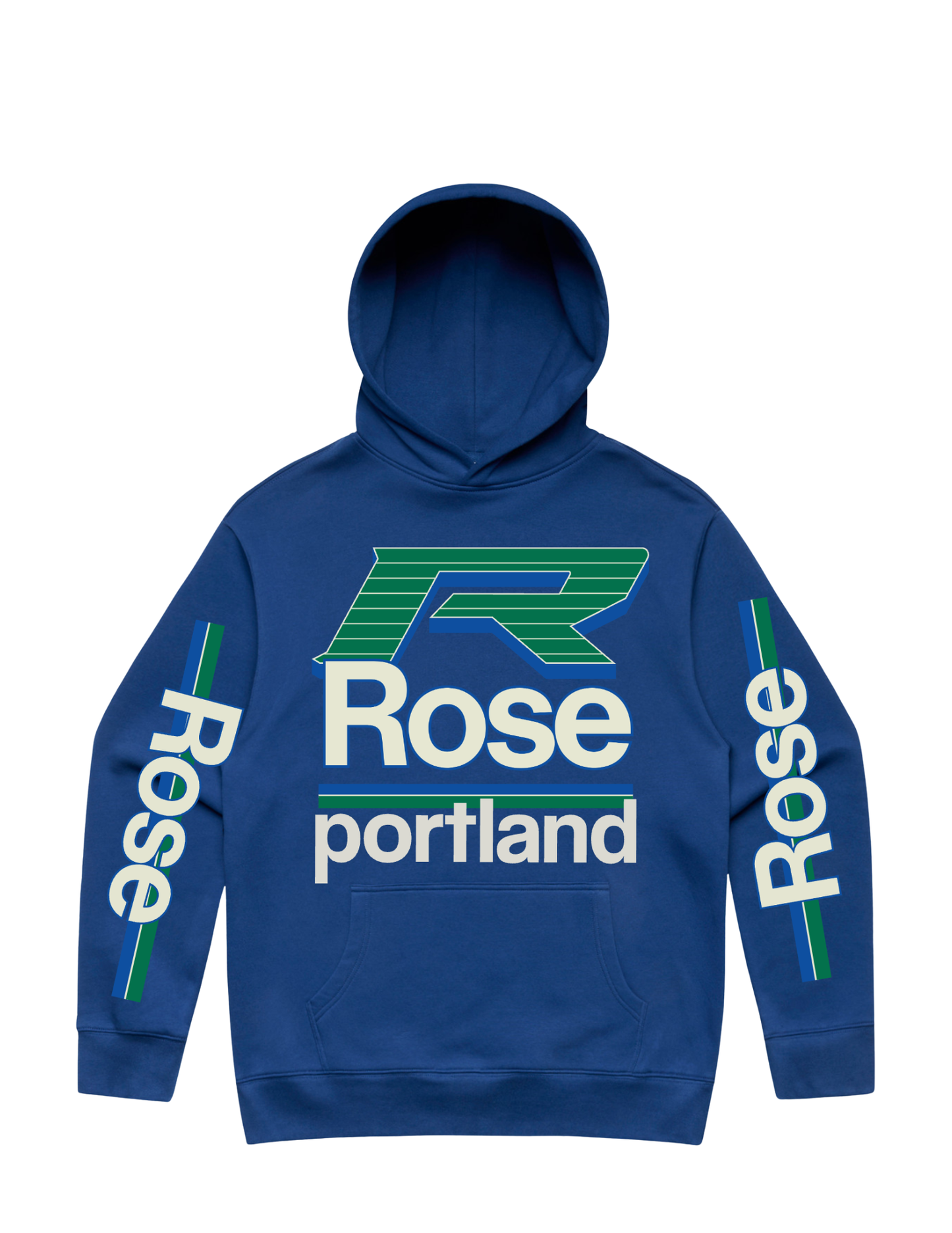 Rose Portland Hoodie (Blue)