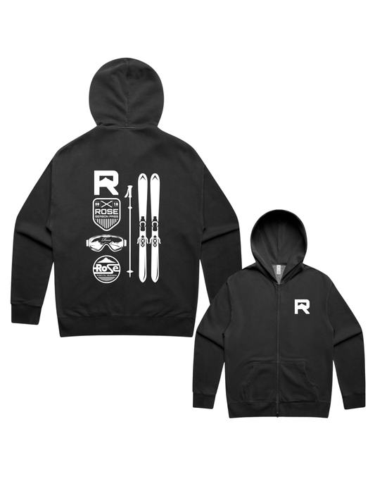 R Mountain - Full Zip (Black)