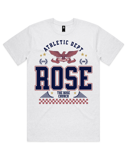 ROSE - Athletic Dept. Tee - White Heather