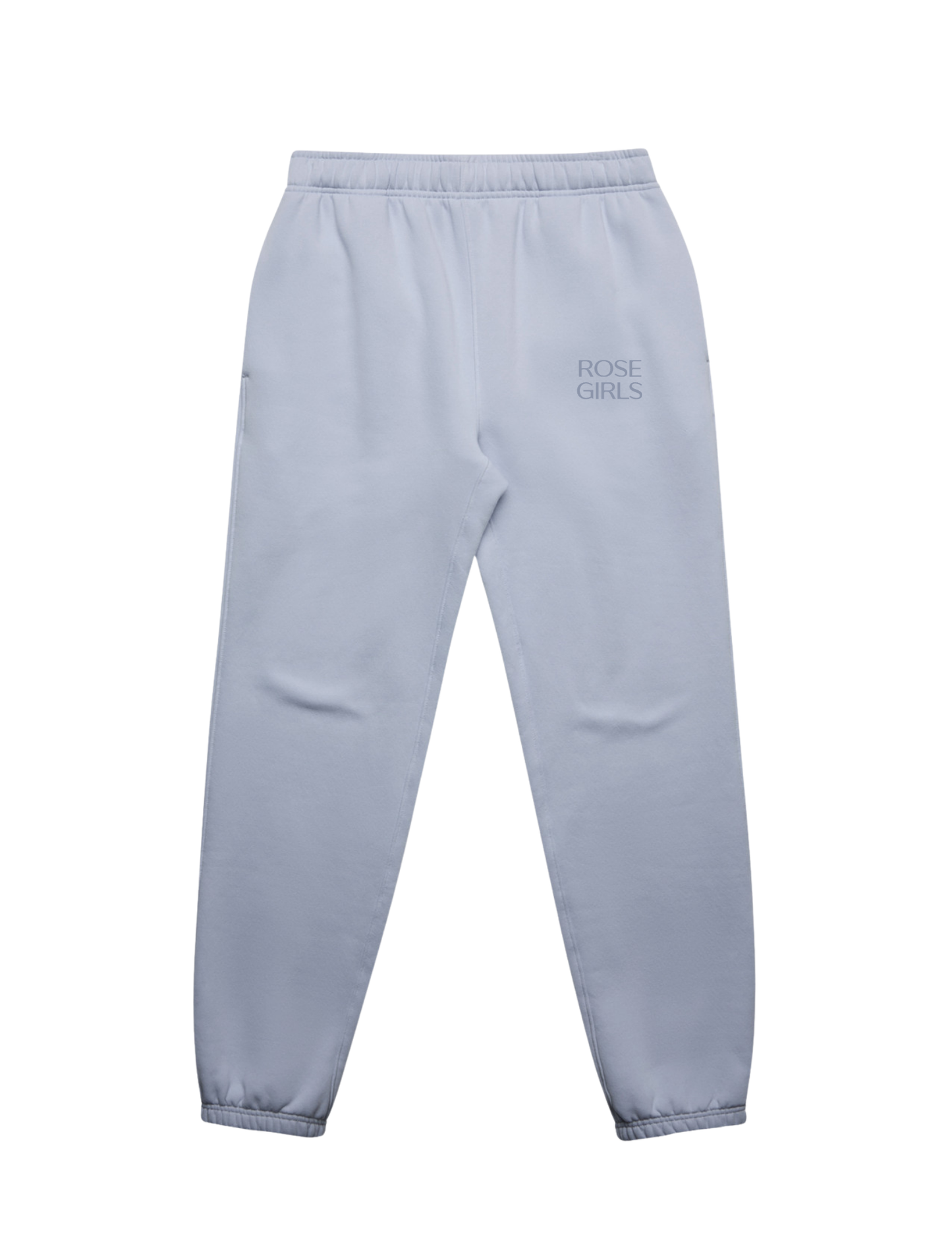 Embroidered Joggers (Powder Blue)