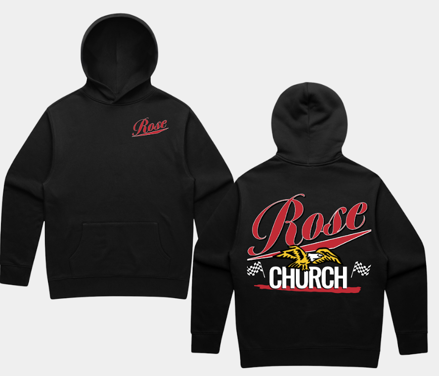 Adult Racing Hoodie - Black