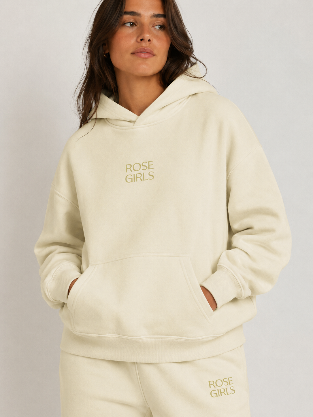 Embroidered Hoodie (Butter)