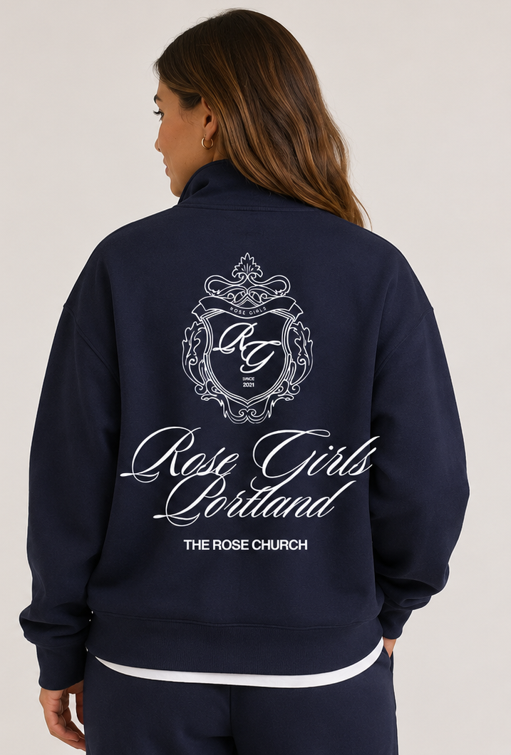 Club Quarter Zip (Navy)