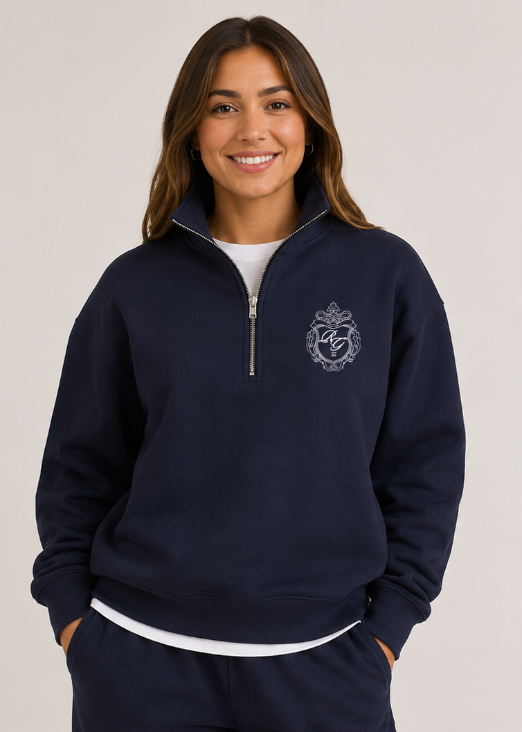Club Quarter Zip (Navy)