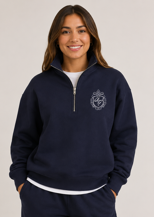 Club Quarter Zip (Navy)