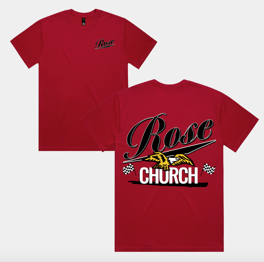 Racing Red Heavy T-Shirt - Red