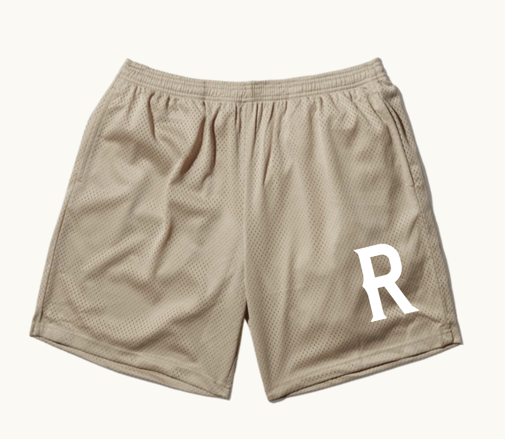 R - TAN MESH SHORT