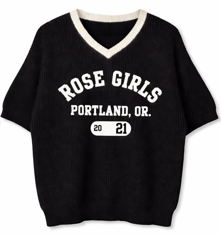 Knitted Jersey (Navy)