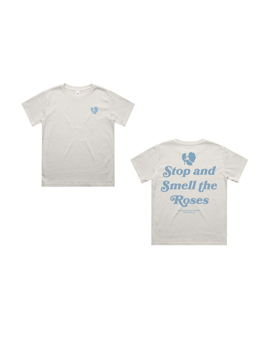 Kids Stop & Smell the Roses Tee (Bone)